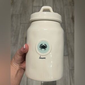 Rae Dunn Artisan Collection by Magneta “Discover” Canister Nautical 4.5” x 8.5”